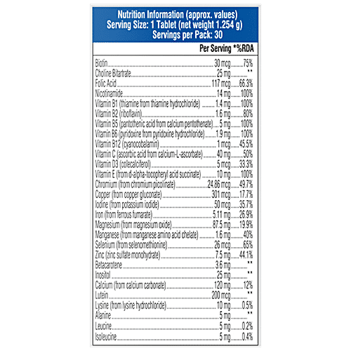 Buy Swisse Ultivite Menâ€™s Multivitamin Tablets, With 36 Herbs, Vitamins & Minerals, For