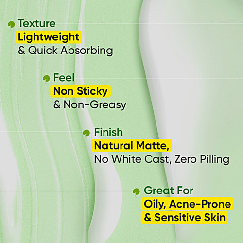 Dot & Key Cica Calming Niacinamide Sunscreen - SPF 50 PA+++, Broad Spectrum UVA/UVB Protection, 50 g  