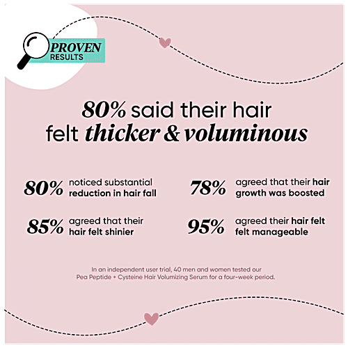 Dot & Key Pea Peptide + Cysteine Hair Volumizing Serum - Anti Hair Fall & Shine, 30 ml