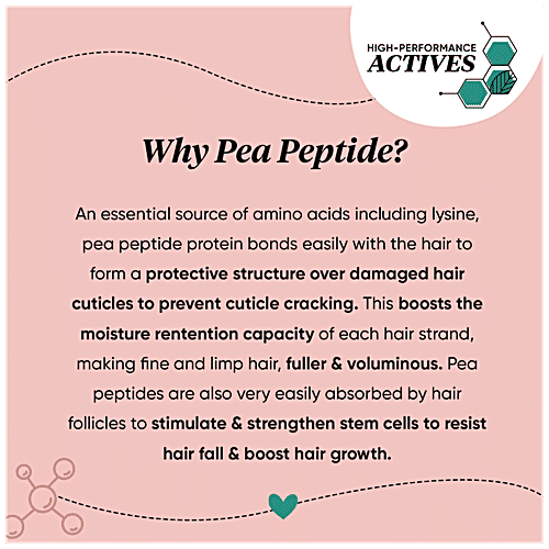 Dot & Key Pea Peptide + Cysteine Hair Volumizing Serum - Anti Hair Fall & Shine, 30 ml