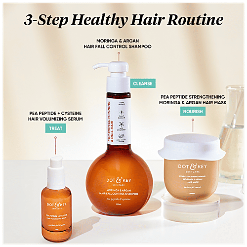 Dot & Key Pea Peptide + Cysteine Hair Volumizing Serum - Anti Hair Fall & Shine, 30 ml