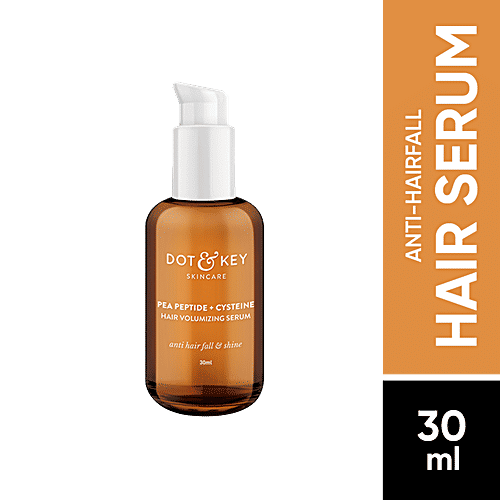 Dot & Key Pea Peptide + Cysteine Hair Volumizing Serum - Anti Hair Fall & Shine, 30 ml