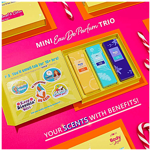 Plum Body Lovin' Mini Eau De Parfum Trio Gift Set - Beachy, Floral & Citrus, 15 ml