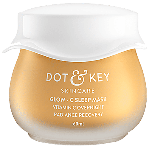Dot & Key Glow - C Sleep Mask - Vitamin C, Overnight Radiance Recovery, Rehydrate, Plump Skin, 60 ml  