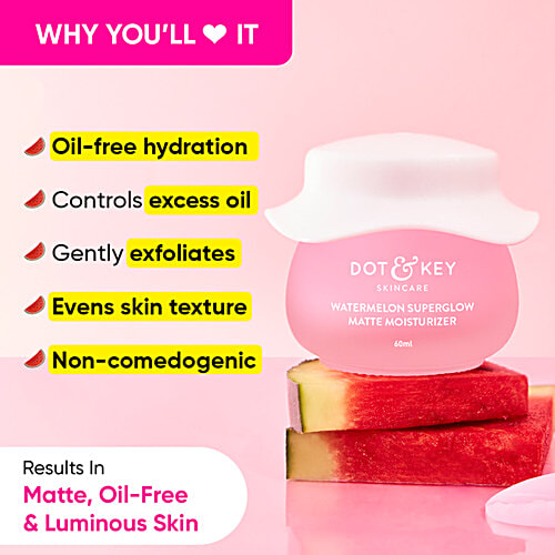 Dot & Key Watermelon SuperGlow Facial Gel Moisturizer, 60ml  