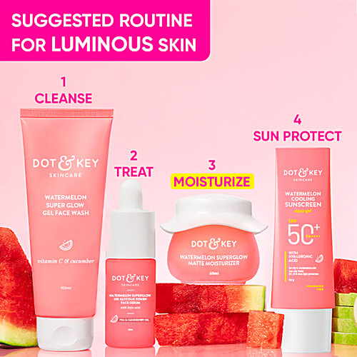 Dot & Key Watermelon SuperGlow Facial Gel Moisturizer, 60ml  
