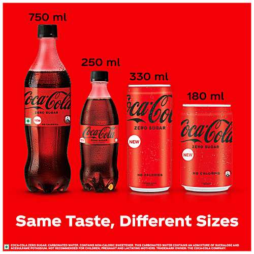 Buy Coca Cola Soft Drink Zero Sugar, No Calories Online at Best Price