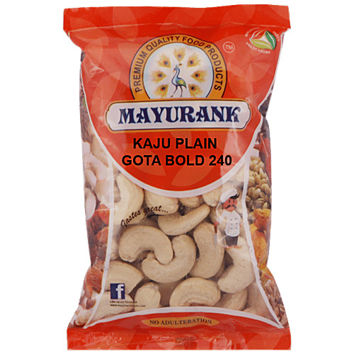 Mayurank Kaju Plain Gota Bold 240 - No Colours & Preservatives, 100 g  