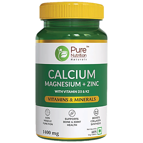 Buy Pure Nutrition Calcium Tablet Supports Bone & Joint Health Online