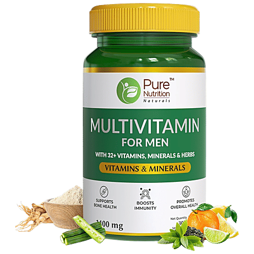 Buy Pure Nutrition Multivitamin Tablet For Men, Provides Energy