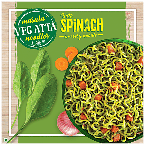 Buy MAGGI NutriLicious Masala Veg Atta Noodles With Spinach Rich In