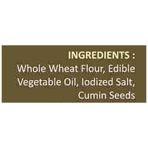 Snaqary Roasted Jeera Khakhra - Goodness Of Whole Wheat, Low Fat, Crispy, Crunchy, 200 g Vacuum Packed 