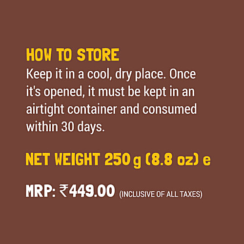 Slurrp Farm Chocolate Milk Mix - No Sugar, Sweetened With Jaggery Powder, Contains Oats & Jowar, 250 g  