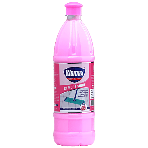klemax Milky Floor Cleaner - Rose, 2X More Shine, Kills 99.9% Germs, 1 L  