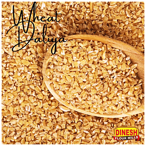 Dinesh Flour Mills Dalia MP Wheat Daliya - Rich In Fibre, Ready To Cook, Wholesome Breakfast, 500 g Pouch 