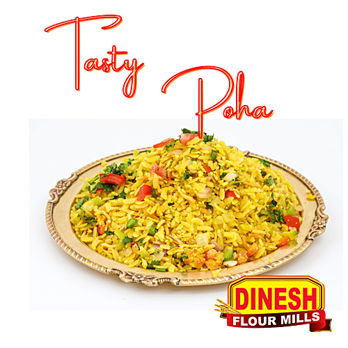 Buy DINESH FLOUR MILLS Poha /Avalakki/ Rice Flakes Contains Fibre