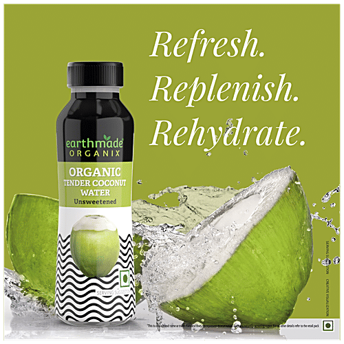Buy EARTHMADE ORGANIX Organic Tender Coconut Water Unsweetened