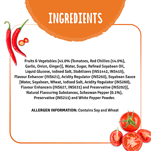 Veeba Schezwan Chilli Chutney - Hot, Sour & Spicy, 100 g  