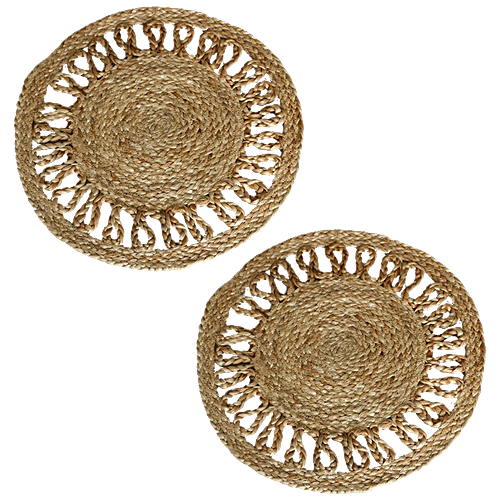 Buy JBG Home Store Braided Jute Placemats For Dining, Bedside, Centre