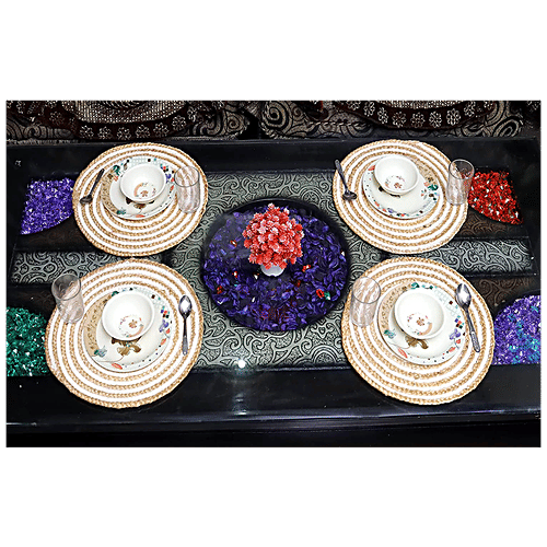 Buy JBG Home Store Braided Jute Placemats For Dining, Bedside Table