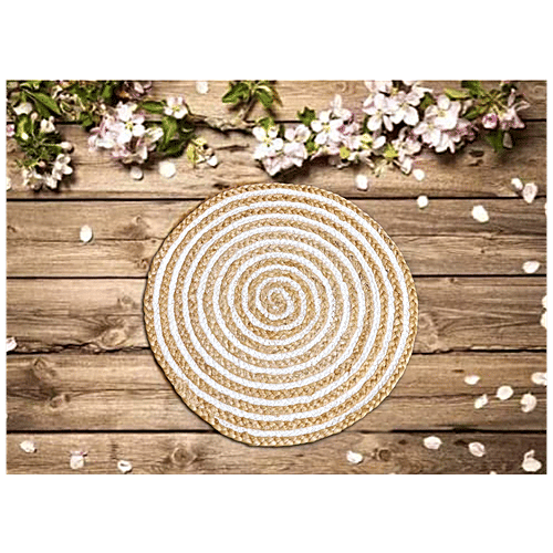 Buy JBG Home Store Braided Jute Placemats For Dining, Bedside Table