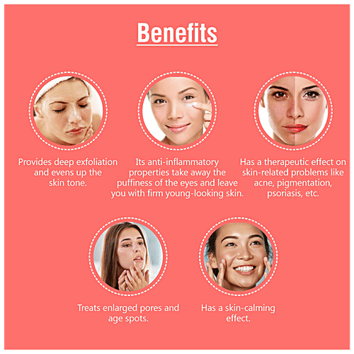 Globus Naturals AHA BHA Cream - Blemishes Control, For Glowing Skin, Provides Smooth Texture, 50 g