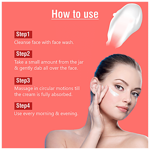 Globus Naturals AHA BHA Cream - Blemishes Control, For Glowing Skin, Provides Smooth Texture, 50 g