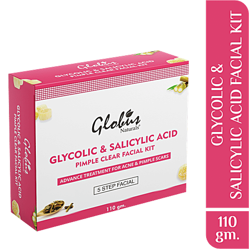 Buy Globus Naturals Glycolic & Salicylic Acid Pimple Clear Facial Kit