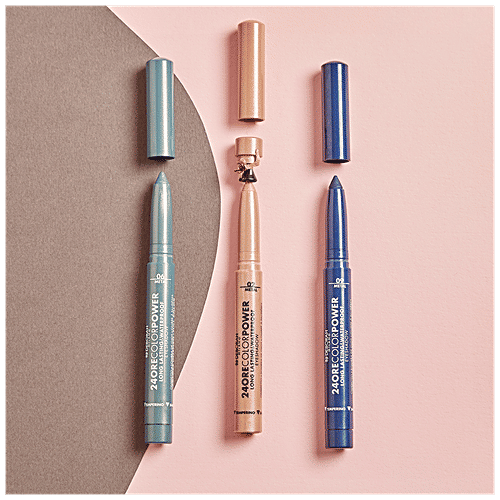 Deborah 24 Ore Colour Power Long Lasting & Waterproof Eyeshadow Stick - 02 Light Gold, 1.4 g  