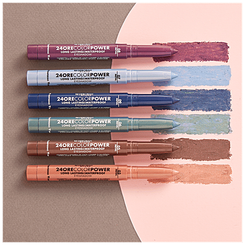 Deborah 24 Ore Colour Power Long Lasting & Waterproof Eyeshadow Stick - 02 Light Gold, 1.4 g  