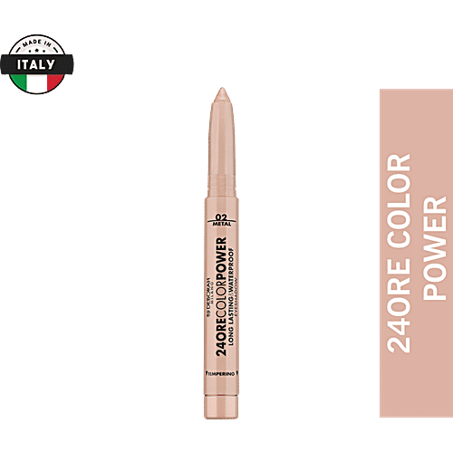 Deborah 24 Ore Colour Power Long Lasting & Waterproof Eyeshadow Stick - 02 Light Gold, 1.4 g  