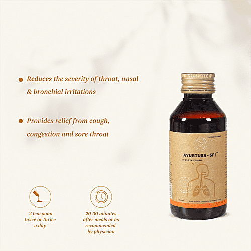 Buy Forestreasures Ayurtuss SF Syrup Helps Reduce All Types Of Cough