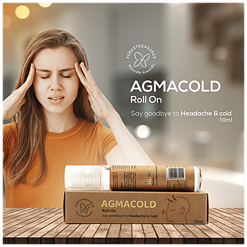Buy Forestreasures Agmacold RollOn For Cold, Headache & Blocked Nose