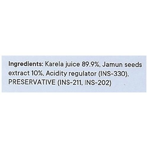 Forestreasures Karela Jamun Plus Juice - Helps Control Blood Sugar, 500 ml Bottle 