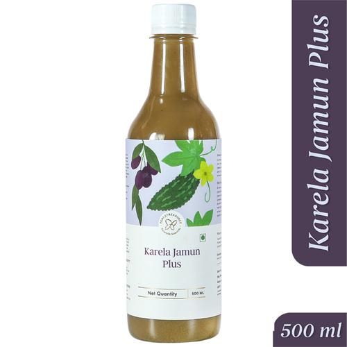 Forestreasures Karela Jamun Plus Juice - Helps Control Blood Sugar, 500 ml Bottle 