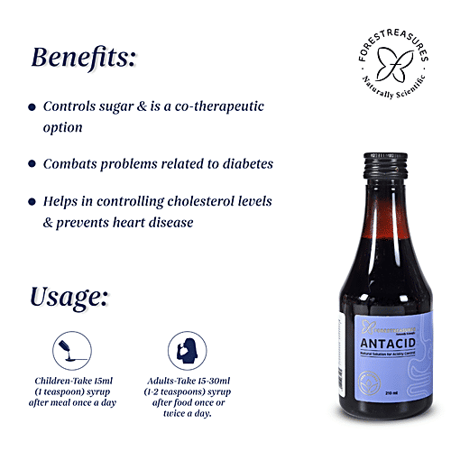 Buy Forestreasures Antacid Syrup Natural Solution For Acidity Control