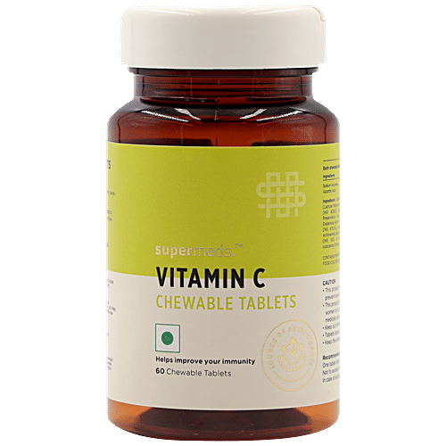 Buy Supermeds Vitamin C Chewable Tablet Boosts Immunity, Provides