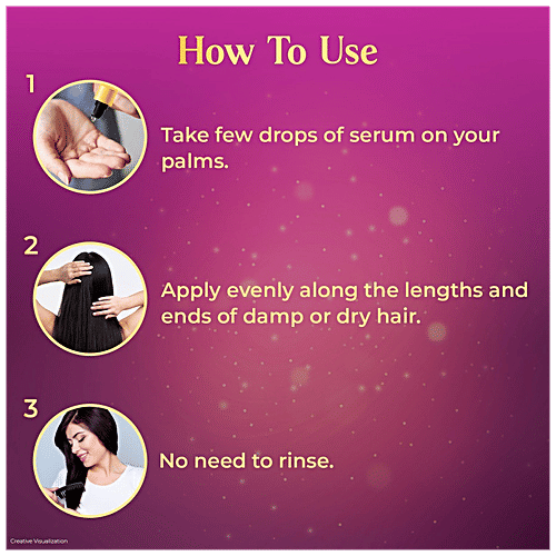 Bajaj Almond Drops Serum With Oil For Hair - Goodness Of Almond Oil & Vitamin E, Provides 3x Softer Hair, 100 ml Bottle 