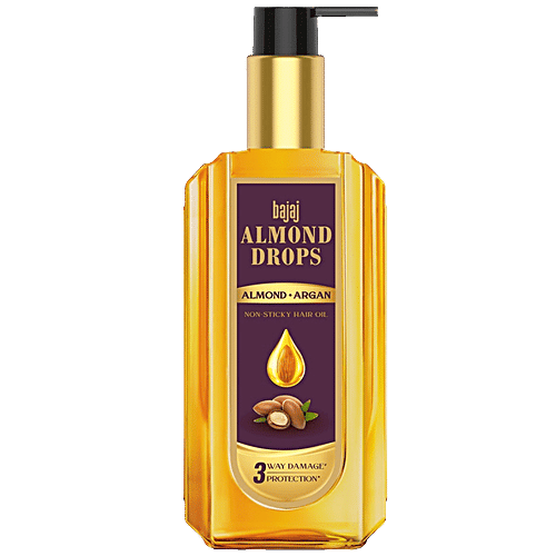 Buy Bajaj Almond Drops NonSticky Hair Oil Infused With Almond
