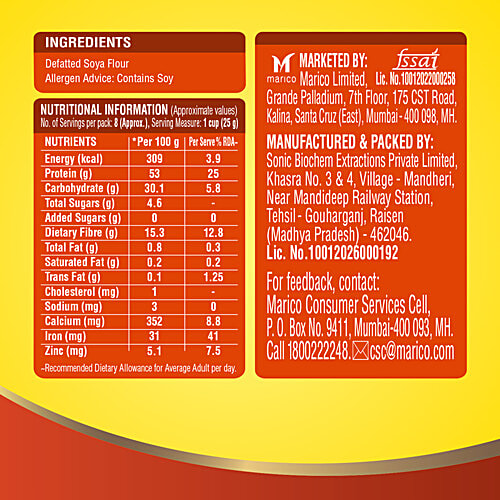 Buy Saffola Soya Granules Tender & Juicy, High In Protein & Fibre