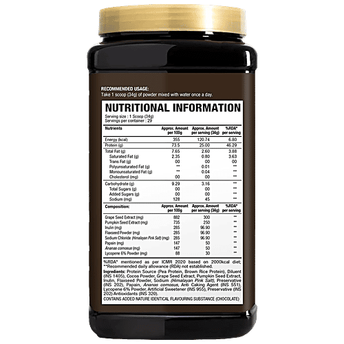 Buy WOW Life Science WOW Life Science Plant Based Protein Powder