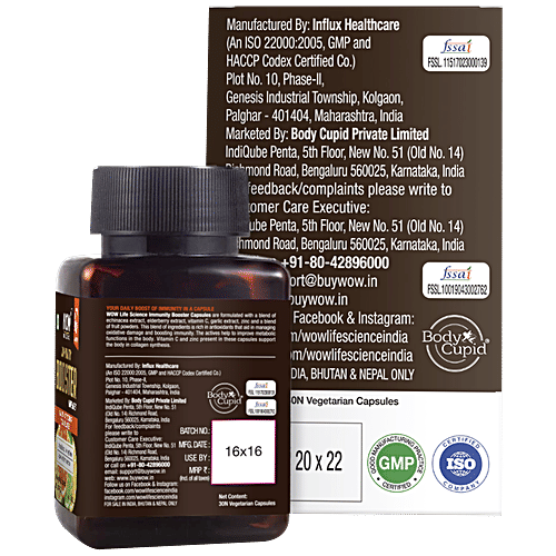 Buy WOW Life Science WOW Life Science Immunity Booster Capsule Boosts