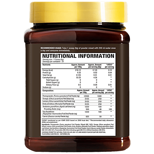 Buy WOW Life Science PlantBased Biotin Powder For Stronger Hair