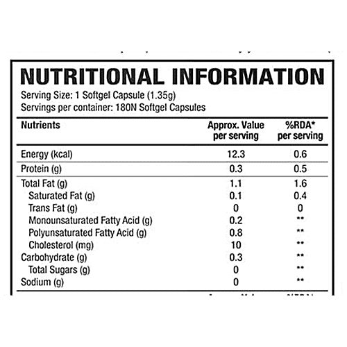 Buy WOW Life Science Omega3 1300 mg Capsule With Fish Oil Sup Online