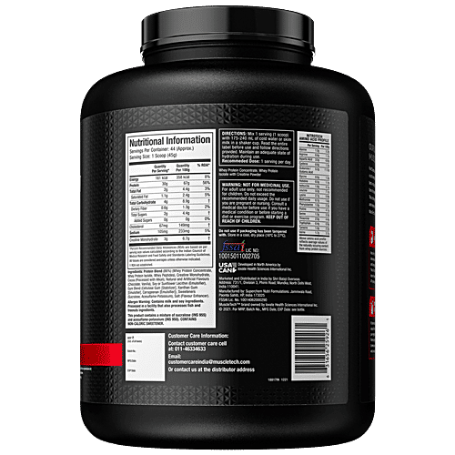 Buy MuscleTech Nitrotech Whey Protein Powder Builds Muscle, Supports
