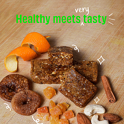 The Whole Truth Vegan Energy Bar - Fig Apricot & Orange, Dairy-Free, No Added Sugar, Natural, 40 g  