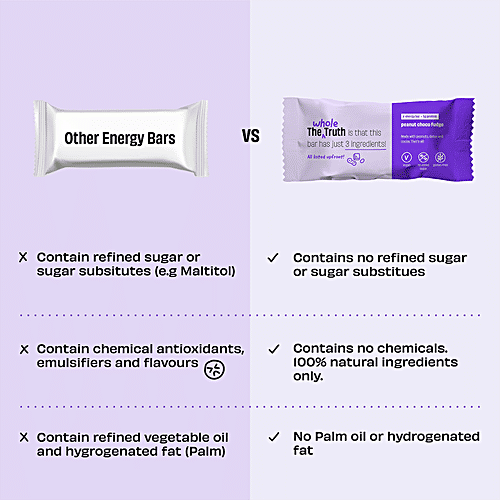 Buy The Whole Truth Energy Bar Peanut Choco Fudge, DairyFree, No