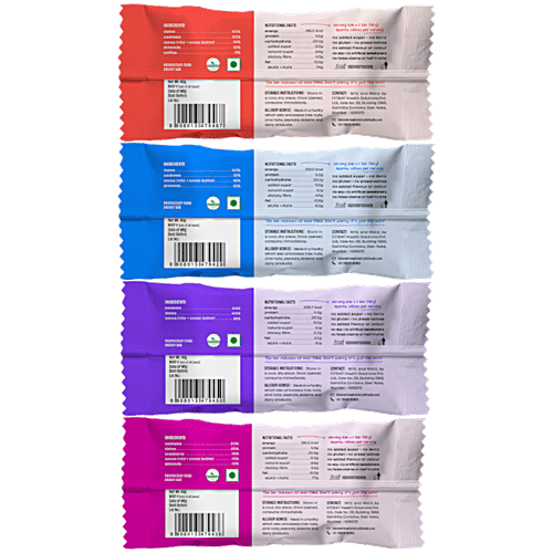 Buy The Whole Truth Vegan Energy Bars Fudge All, Assorted Flavours