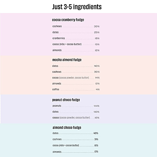 Buy The Whole Truth Vegan Energy Bars Fudge All, Assorted Flavours