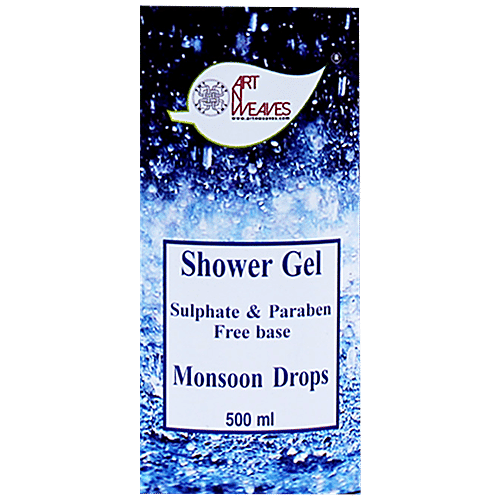 Buy ArtNWeaves Shower Gel/Face Wash Monsoon Drops, Sulphate & Paraben